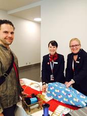 Air Canada and passenger gift wrapping