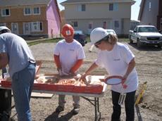 Click to view album: Habitat for Humanity Build 28 July, 2012 