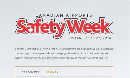 YYC is celebrating Canadian Airports Safety Week