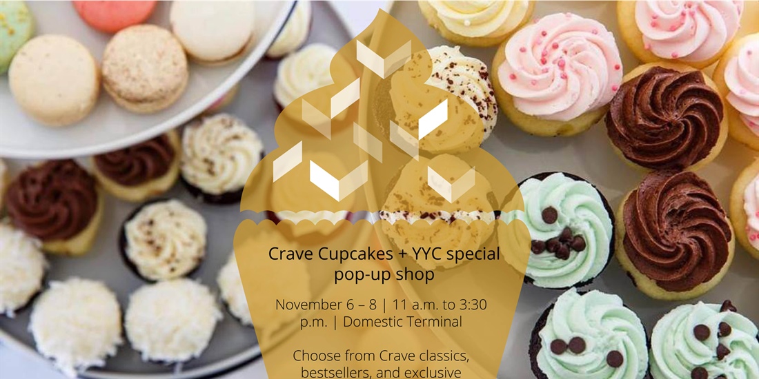 Coming soon - Crave Cupcakes pop-up shop!