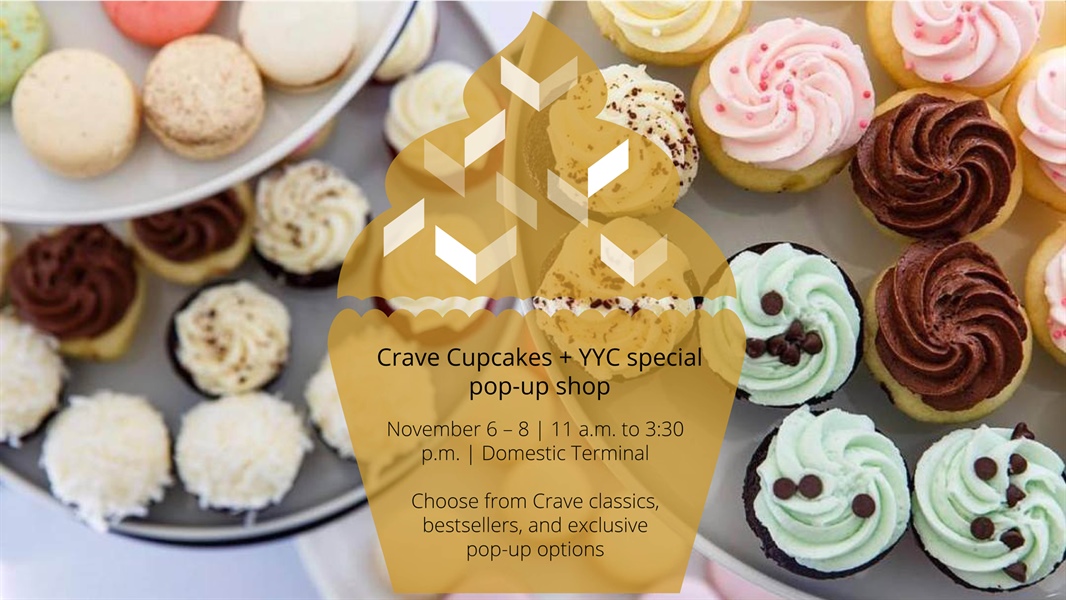 Coming soon - Crave Cupcakes pop-up shop!