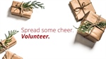 Volunteer to wrap up cheer!