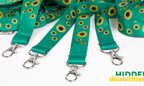 The Hidden Disabilities Sunflower Lanyard is coming to YYC!