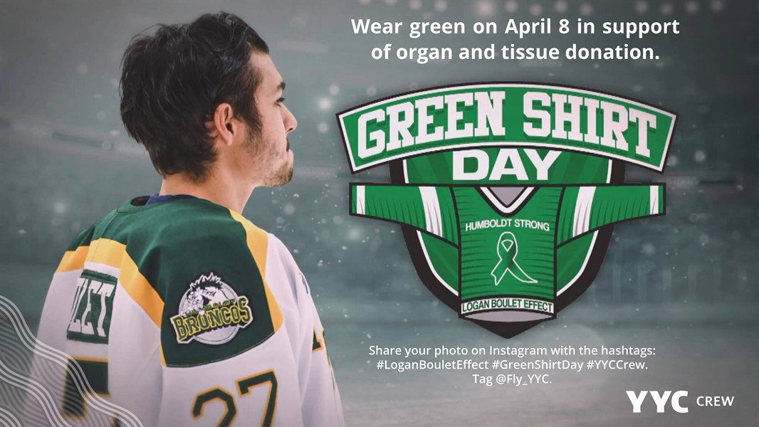Participate in Green Shirt Day on April 8
