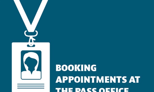 Booking appointments at the Pass Office