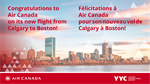 Air Canada announces new direct seasonal service to Boston