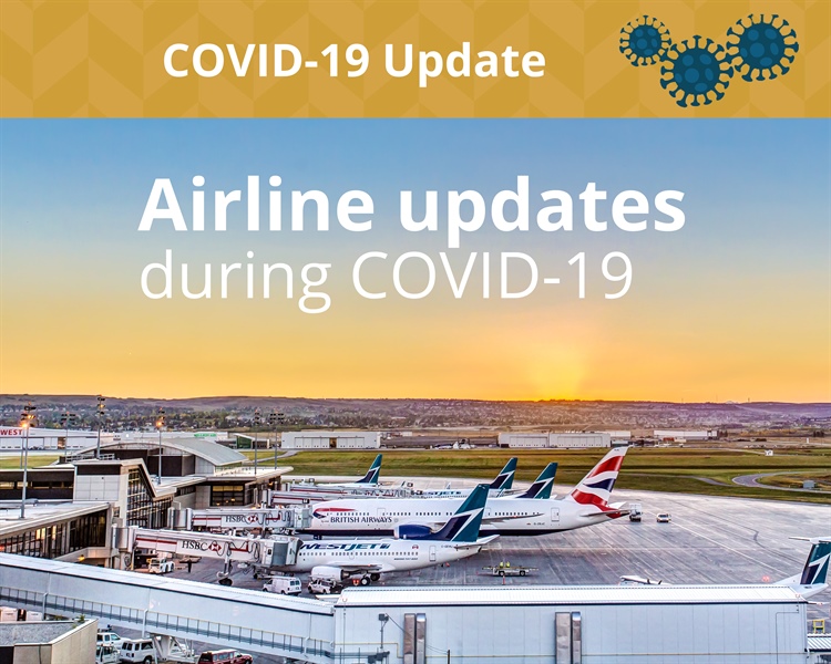 Airline updates during COVID-19