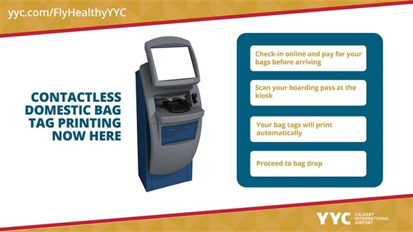 Always Innovating: Contactless Domestic Bag Tag Printing