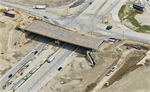 19 Street N.E. bridge over Airport Trail concrete pour June 25 - July 7