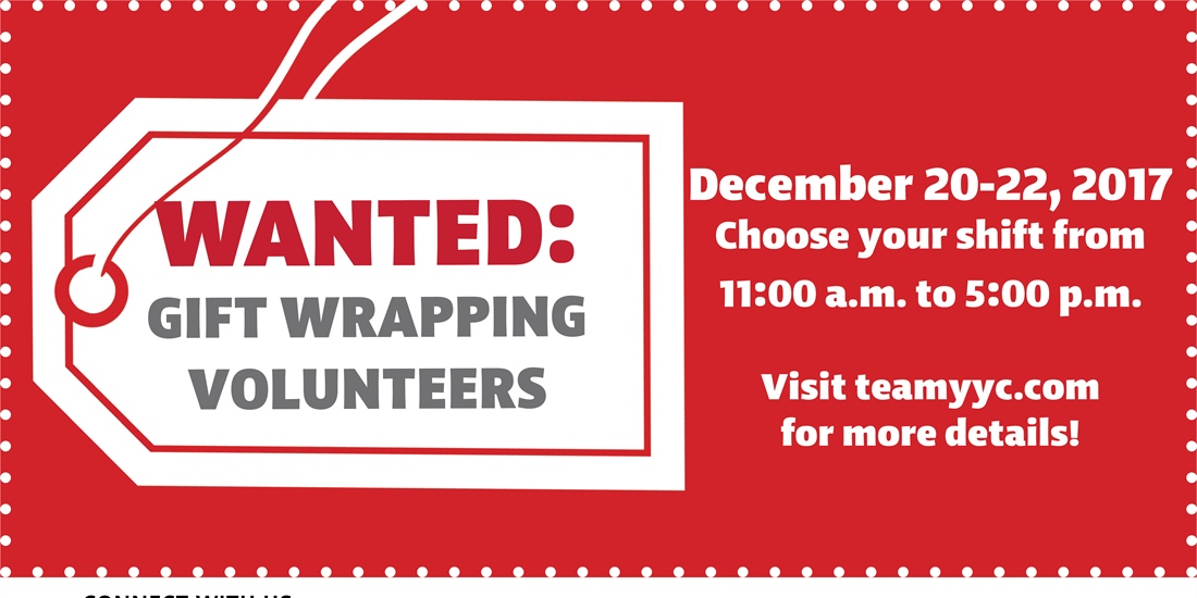 Gift Wrapping Volunteers Wanted!