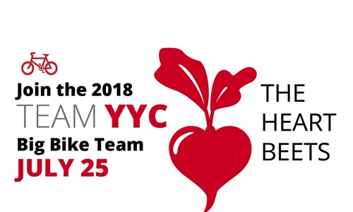 Team YYC Big Bike: The Heart Beets